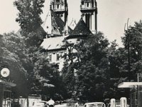 Benzinska pumpa INA, Trg Marka Oreškovića (današnji Langov trg) 1970-ih godina A